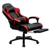 Cod. 1180 Silla Gamer Potenzza RGB Black/Red / Iluminaci&oacute;n RGB / Almohada cabeza y zona lumbar / reclinable 120&ordm; / Rotaci&oacute;n 360&deg; / Reposapi&eacute;s retr&aacute;ctil - 3