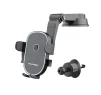 Cod. 1095  Soporte de celular P/Auto Pavareal CH75 / 2en1 en rejilla de aire &amp; tablero / Gira 360&deg; / Material: ABS+PC - 1