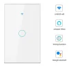 Cod. 888 Interruptor de pared Smart WIFI WHC05 WH / 1 botón táctil / No requiere Neutro / Control por APP / compatible con Alexa, Google Home / Dim.: 120*72*7mm / blanco - 3