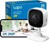 Cod. 400 Cámara Smart TP-Link Tapo C110 2K (3MP) / Detección de persona/movimiento / vista nocturna 12 m zonas de bloqueo / Alarma / Audio bidireccional / Soporta microSD (hasta 512GB) - 8