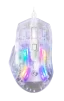 Cod. GM:234 Mouse MARVO M413 Transparente / 7200DPI / Iluminación RGB dinámicos / Silencioso / 6 Botones drive programables / USB Cable 1.5 m - 2