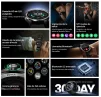 Cod. 1160 SmartWatch HAYLOU Solar Neo HF008 Black / LLamadas BT 5.3 / Pantalla HD 1.53" / +120 modos deportivos / Monitoreo de salud / IP68 / Bat. 300mAh (7-30 dias) / Incl.&nbsp;2 correas - 2