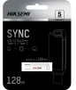 Cod. B:246 Flash Memory HIKSEMI SYNC E327C 128GB / DUAL USB 3.2 Tipo-A y USB Tipo-C High Speed OTG / impermeable / Metálico Silver - 8