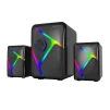Cod. X:143 Parlantes Multimedia 2.1 XTRIKE ME SK-610 Stereo / Iluminación de fondo RGB / Subwoofer 5W y 2*parlantes 3W / Interfaz USB (Power), Jack 3.5MM (Audio) - 4