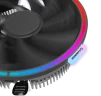 Cod. B:118  Ventilador para CPU GAMEMAX GAMMA 200 /Efecto de luz Rainbow ARGB / Parte inferior de cobre / PWM de 4 pines / Compatible con procesadores Intel  LGA 1700 y AMD AM4/AM3 - 4
