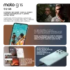 Cod. 267 Motorola G15 5G / Helio G81 Extreme / Ram 4GB (+8GB Aut. Boost AI), 512GB Alm. / 6.7&quot; FHD+ Gorilla® Glass 3 / Cam. 50MP+5MP, Selfie 8MP / Android™ 15 / Aud. Dolby Atmos® / TurboPower™ 20W, 5200mAh / Dual SIM / IPX IP52 / Celeste - 3