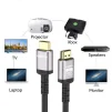 Cod. 153 Cable HDMI a HDMI 4K 2.1V(7680*4320P) - UHD alta velocidad / Audio-video / 1.8 m - 2