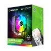 Cod. B:120 Air Cooler P/CPU GAMEMAX SIGMA 540 ARGB / 4 tubos térmicos / HDT 3.0 / TDP-200W / acabado niquelado / compatible: Intel LGA1700/1200/115X y AMD AM5/AM4 / ARGB Aura 5V 3pin, PWM 4 pines - 12