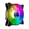 Cod. V:159 Ventilador GAMEMAX FN-12Rainbow-Q-Infinity / Luces ARGB LED de efecto infinito / FAN120mm / Conector: Molex + 3 Pines 5V / Compatible AURA SYNC - 1