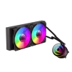 Cod. B:157  Sistema de Enfriamiento Líquido GAMEMAX ICEBURG 240 Infinity / FAN 2*120MM PWM / Sincronización ARGB AURA Sync / Conector 5V, 3 pines / 12V 4 pines / Compatible; Intel LGA 1851/1700 y AMD AM5 / ARGB - 1