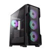 Cod. 289 Case Gaming GAMEMAX Siege BK / E-ATX /lateral y vidrio templado / frontal malla / 1*USB3.0 + 2*USB2.0 / HD audio / Incluye: 4*ventiladores 12mm. ARGB - 1