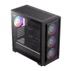 Cod. G:288 Case Gaming GAMEMAX Defender MB / lateral y vidrio templado / frontal malla / 1*USB3.0 + 2*USB2.0 / HD audio / Incluye: 4*ventiladores 12mm. ARGB - 3