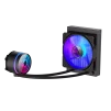 Cod. 156 Sistema de Enfriamiento Líquido GAMEMAX ICEBURG 120 Black / FAN 1*120MM PWM / Sincronización ARGB AURA Sync / Conector 5V, 3 pines / 12V 4 pines / Compatible Intel 13va. Gen. LGA 1700 / AMD AM5 / ARGB - 8