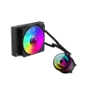 Cod. 156 Sistema de Enfriamiento Líquido GAMEMAX ICEBURG 120 Black / FAN 1*120MM PWM / Sincronización ARGB AURA Sync / Conector 5V, 3 pines / 12V 4 pines / Compatible Intel 13va. Gen. LGA 1700 / AMD AM5 / ARGB - 1
