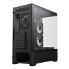 Cod. G:254 Case GAMEMAX VISTA AB Negro / ATX / lateral y frontal vidrios templados / marco metálico de acero / Incluye 6*fan ARGB (3*fan inversos y 3*fan normales) + Controlador V4.0 ARGB HUB PWM WH y control remoto / 1*USB3.0 + 1*USB2.0 + 1*USB tipo-C / - 8