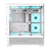 Cod, G:253 Case GAMEMAX VISTA AW blanco / ATX / lateral y frontal vidrios templados / marco metálico de acero / Incluye 6*fan ARGB (3*fan inversos y 3*fan normales) + Controlador V4.0 ARGB HUB PWM WH y control remoto / 1*USB3.0 + 1*USB2.0 + 1*USB tipo-C / - 5