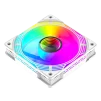 Cod. V:282 Kit Ventiladores PC GAMEMAX KF300R WH / 3*FAN120mm aspa invertida / Luces ARGB / AURA 3 pin 5V, PWM 4 pines Smart control - 8