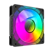 Cod. V:280 Kit Ventiladores PC GAMEMAX KF300R BK / 3*FAN120mm aspa invertida / Luces ARGB / AURA 3 pin 5V, PWM 4 pines Smart control - 4