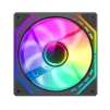 Cod. V:277 Ventilador PC GAMEMAX FN12A-S2I / FAN120mm / Luces ARGB Infinito 24 LED (8+16) / Conector dual: PWM 4 pines (M/F) / ARGB Aura 3 pin 5V (M/F) - 5