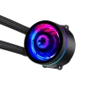Cod. B:155  Enfriamiento Líquido CPU GAMEMAX IceChill 240V Bomba y ventiladores RGB y PWM direccionables 240mm AIO TDP 250W / compatible: Intel 13va Gen. 1700/1200/2066/2011-3/2011/1156/1155/1151/1150, AMD AM5/AM4/AM3+/AM3/AM2+/FM2 - 5