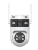 Cod. N:219 C&aacute;mara Smart ENV Pro 4 P/Exterior 350&deg; / Doble Lente 8MP (4MP+4MPM) / Vision Nocturna / Detecci&oacute;n de movimiento / Audio bidireccional / Soporta microSD (hasta 128GB) / Compatible: Asist. Google y Alexa / IP66 - 1