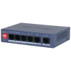 Cod. 141 Switch PoE DAHUA DH-CS4006-4ET2GT-36 / 4*Puertos PoE (36W) + 2*Uplink Gigabit / Hasta 250m / Gesti&oacute;n Cloud: DoLynk Care / Protecci&oacute;n Antirrayos / Capa 2 / Carcasa Met&aacute;lica - 1