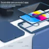 Cod. E:150 Estuche MoKo P/ iPad (A16) 11&ordf; Gen. 11" (2025) &amp; iPad 10&ordf; Gen. 10.9"(2022) / Con porta L&aacute;piz / parte trasera transparente / Protector de pantalla integrado / Azul marino - 3