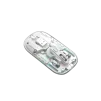 Cod. GM:233  Mouse MARVO M808W / Transparente / Dual Inalámbrico 2.4G + Bluetooth 5.1 / 1600DPI / Silencioso / Iluminación 7 colores / 4 botones / batería 400mAh - 2