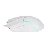 Cod. GM:228 Mouse MARVO Capo 20 blanco (M292) / 8000DPI / Iluminaci&oacute;n 7 colores / 7 Botones / USB, cable trenzado 1.5 m - 2