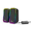 Cod. M:235 Parlantes Gaming MARVO Havoc 20 Black (SG-285) Estéreo 6W (2*3W) / Efectos LED RGB / Control de vol. / Jack 3.5 (Audio) + USB(Power) - 2