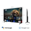Cod. 117 Smart TV TCL 55&quot; 4K 55P6K HDR 10+ MEMC / Google TV / AiPQ / Dynamic Color / Bisel Metálico / Panel HVA / HDMI 2.1, USB 3.0 / WiFi 5 &amp; BT5.2 / Dolby audio 10W*2 / Google Cast / Control remoto por voz - 7