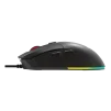 Cod. GX:184 Mouse Gaming XTRIKE ME GM-316 Negro / 7200DPI / Iluminación RGB (13 efectos) / Interfaz USB / cable: 1.5mt. / 6 botones / 2 conver desmontables - 5