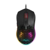 Cod. GX:184 Mouse Gaming XTRIKE ME GM-316 Negro / 7200DPI / Iluminación RGB (13 efectos) / Interfaz USB / cable: 1.5mt. / 6 botones / 2 conver desmontables - 2