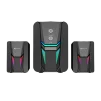 Cod. X:148 Parlantes Multimedia 2.1 XTRIKE ME SK-612 / Iluminación Raibow RGB / Subwoofer 5W y 2*parlantes 3W / Interfaz USB (Power), Jack 3.5MM (Audio) - 1