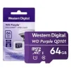 Cod. 290 Micro SD Western Digital WD Purple QD101 / 64GB / P/Videovigilancia / Clase 10 U1 / Lectura 50MB / Escritura 40MB / Ultra resistencia - 3