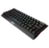 Cod. M:251 Teclado Mecánico MARVO KG962W / Tri-modo: (Wireless 2.4G + BT 5.0 &amp; cableado) / 63 teclas / Jixian Azul / Clásico Compacto 60% / RGB Rainbow (12 modos) / Bat. 1200 mA / Español - 3