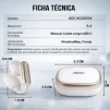 Cod. 137 Aud&iacute;fonos AOC ACD2534WT / Bluetooth&reg; 5.4 / Ear-Clip (Ajuste seguro) / Touch Intelligent / Cancelaci&oacute;n de Ruido ENC / Bat. 300mAh, USB-C - 7