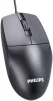 Cod . 272  Mouse PHILIPS 2000 series SPK7247B/85 / 3 botones / Óptico / 1200DPI / USB, Cable 1.8 m / Black - 3