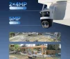 Cod. 424  C&aacute;mara Smart IMOU Cruiser Pano Z / 4*Lentes (4MP+4MP + 5MP*2) P/Exterior 360&deg; / 12x Zoom h&iacute;brido / Full Color 24/7 / IMOU SENSE&trade; AI / Detecci&oacute;n IA (pers. veh.) / Audio bidireccional / Soporta 2*microSD (1TB total) / IP66 / Wi-Fi 6 &amp; PoE - 4