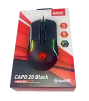 Cod. GM:227  Mouse MARVO Capo 20 Negro (M292) / 8000DPI / Iluminación 7 colores / 7 Botones / USB, cable trenzado 1.5 m - 10