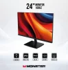 Cod. 129 Monitor MONSTER 24&quot; 1080p Full HD 100Hz IPS / 1*VGA, 1*HDMI (Cable) / Compatible con montaje VESA - 3