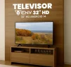 Cod. 122 Smart TV ENV TECH 32"HD DLED (1366x768) 60Hz 32DF2 / OS Android 14.0 / Parlantes 2 x10W / Frameless Design / 2*HDMI, 2*USB - 3