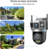 Cod. N:420 C&aacute;mara Smart ENV Dual Guard Pro 6MP P/Exterior 360&deg; / 6 LEDs + 6 LEDs IR / Detecci&oacute;n de movimiento + Alarma / Audio bidireccional / WiFi, RJ45 / Soporta microSD (hasta 128GB) - 4
