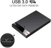 Cod. 015 Capsula P/Disco Duro Externo SATA 2.5" / USB 3.0 / ultrafino / HDD/SSD / Black - 6