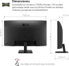 Cod. 124 Monitor Curvo LG 32MR50C-B 32" FHD 1080p 100Hz dise&ntilde;o sin bisel / curva 1500R / AMD FreeSync&trade; / OnScreen Control (LG Screen Manager) / 2*HDMI, D-Sub / Montaje en VESA - 6