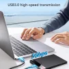 Cod. 015 Capsula P/Disco Duro Externo SATA 2.5" / USB 3.0 / ultrafino / HDD/SSD / Black - 4