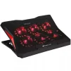 Cod. 167 Base de Enfriamiento P/Laptop XTRIKE ME FN-811 / hasta 17" / 6 Ventiladores (60mm) / Led rojos / 2 Puertos USB / 6 niveles ajustables - 1