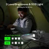 Cod. 217 Banco de Energía ACACIA GP100 batería litio 92.16WH (25.600mAh) Salida 100W (200max.) / 6 Puertos (1* toma AC, 1*DC, 2*USB-A QC 3.0, 2*USB-C PD 3.0) / Linterna LED / Peso 2.3 lbs / carga rapida 90 min. - 7