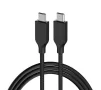 Cod. C:255 Cable carga r&aacute;pida Genius USB-C a USB-C ACC-C2CC-3A / QC3.0 3A / 1.5 m. / 5 Gbps / Nailon trenzado - 1