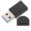 Cod. 1147  Adaptador OTG USB-C (hembra) a USB-A 3.0 (macho) / Transferencia de Datos, energ&iacute;a, audio - 3